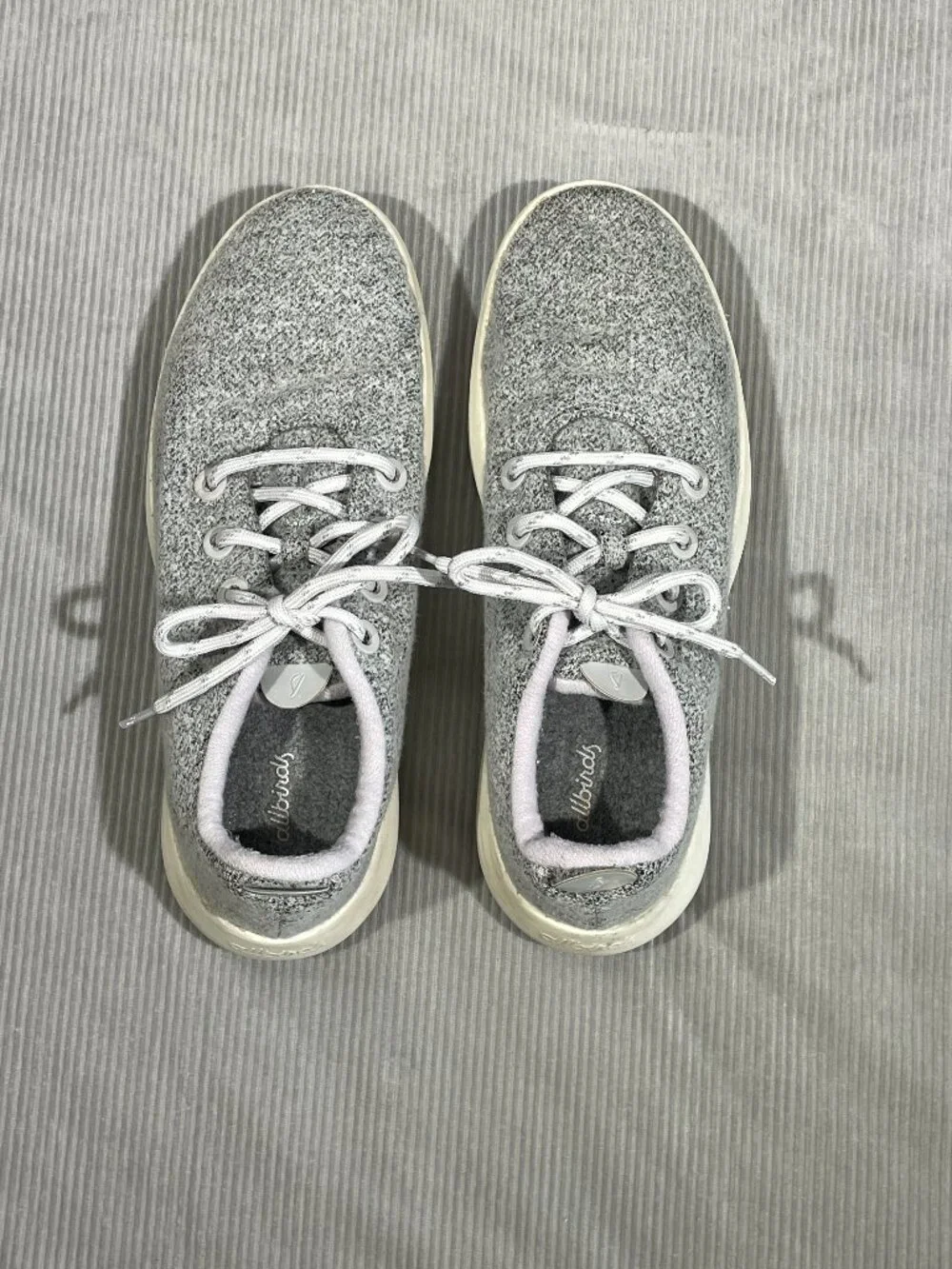Allbirds Men's Wool Runners Grey Merino Wool Sneakers Size 12
